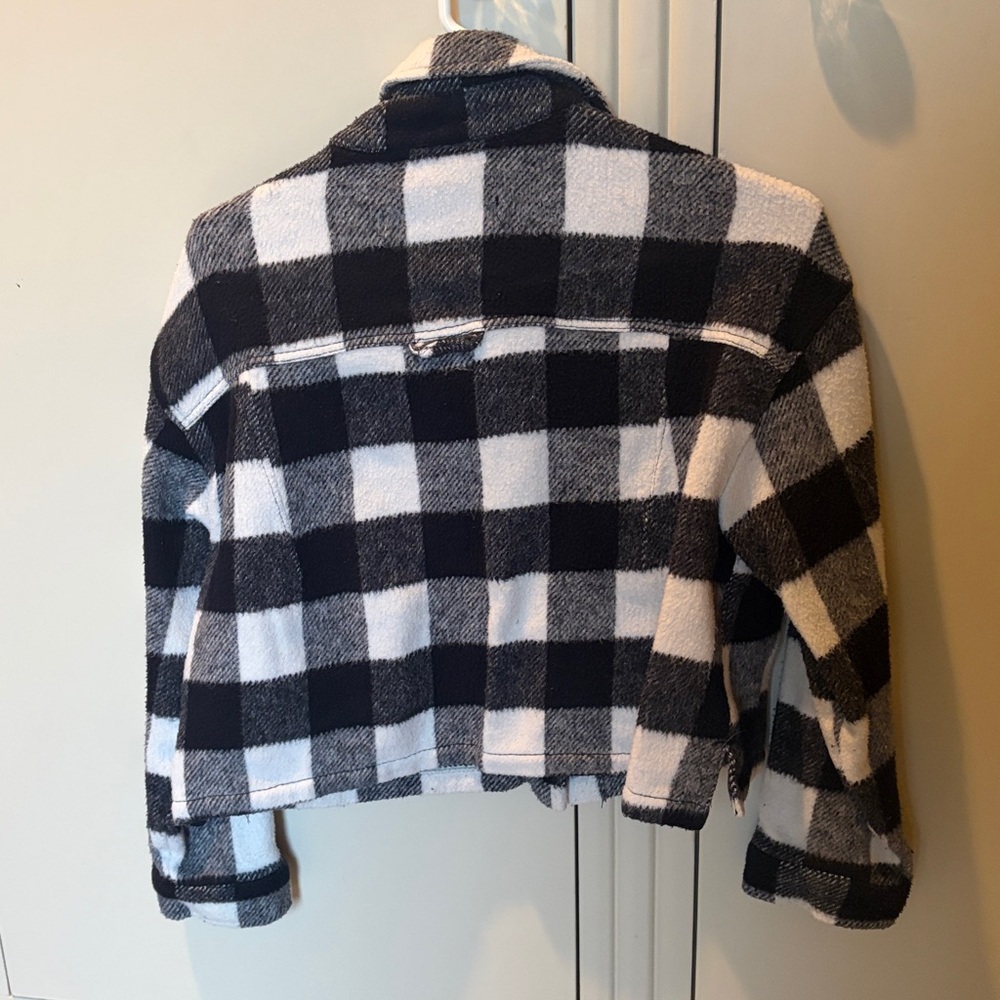 Zara Cropped Checkered Jacket - image 5